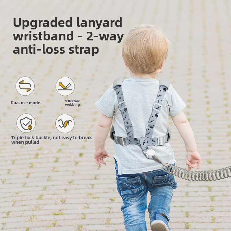 Children Anti-Lost Harness with Reflective Strap Adjustable Safety Leash