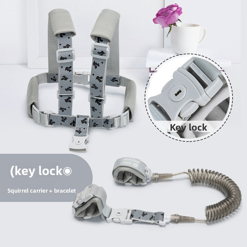 Children Anti-Lost Harness with Reflective Strap Adjustable Safety Leash